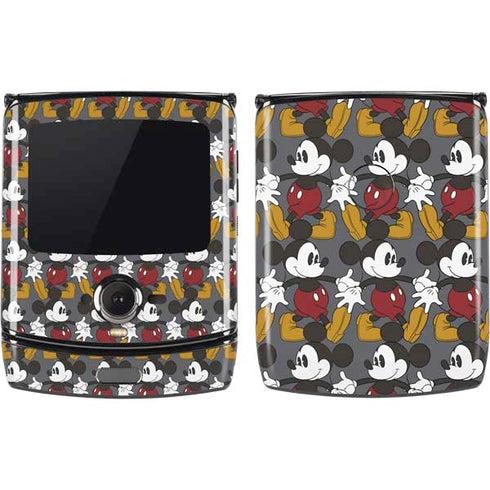 Disney Mickey Mouse Vintage Pattern Motorola RAZR Skin