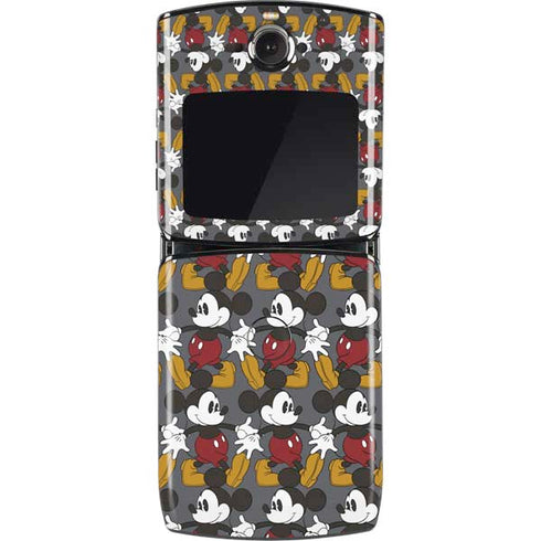 Disney Mickey Mouse Vintage Pattern Motorola RAZR Skin