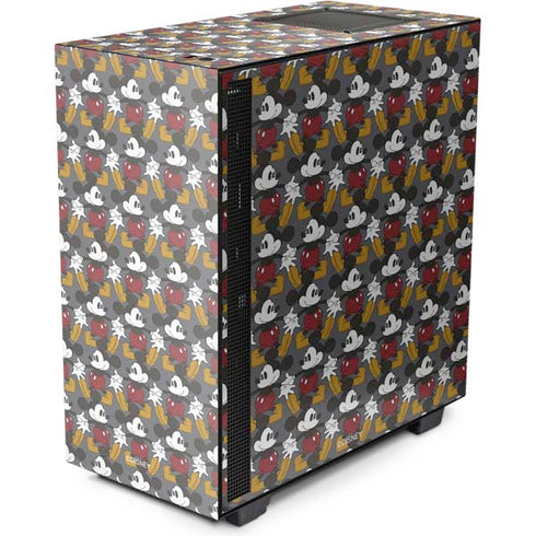 Disney Mickey Mouse Vintage Pattern NZXT H510 Compact ATX Mid-Tower Case Skin