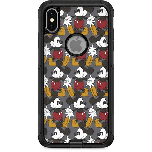 Disney Mickey Mouse Vintage Pattern Otterbox Commuter iPhone Skin