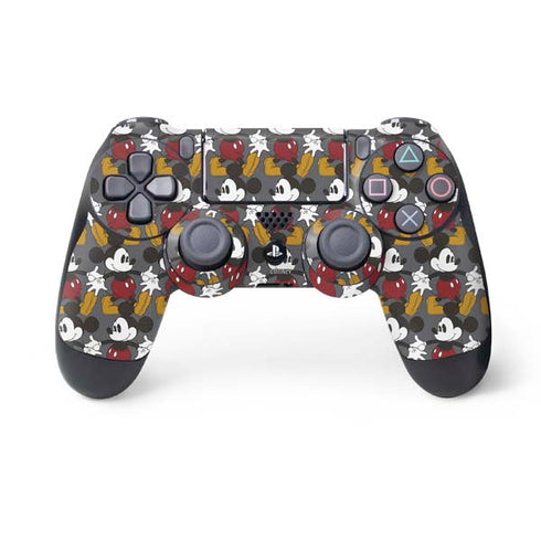 Disney Mickey Mouse Vintage Pattern PS4 Controller Skin