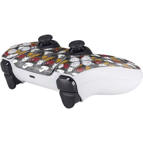 Disney Mickey Mouse Vintage Pattern PS5 Controller Skin