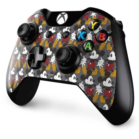 Disney Mickey Mouse Vintage Pattern Xbox One Controller Skin