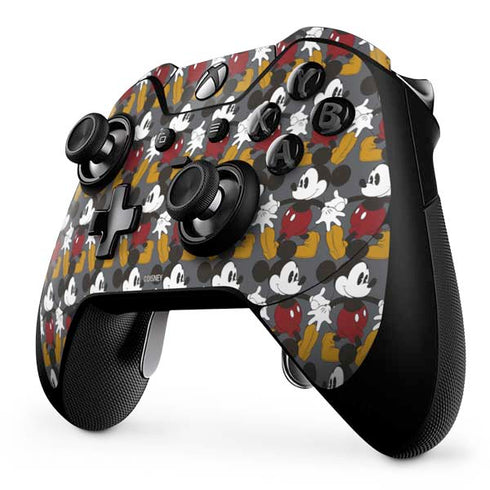 Disney Mickey Mouse Vintage Pattern Xbox One Elite Controller Skin