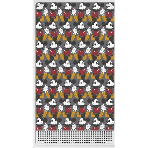 Disney Mickey Mouse Vintage Pattern Xbox Series S Bundle Skin
