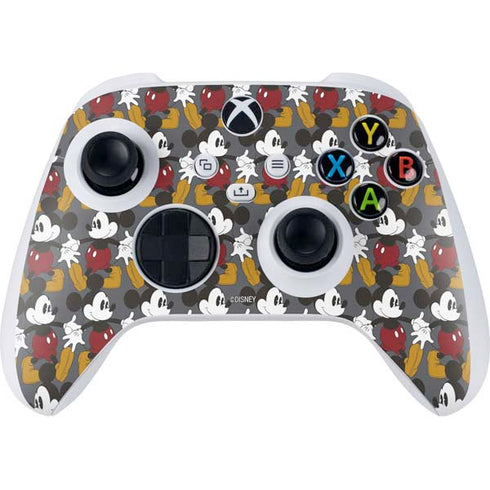 Disney Mickey Mouse Vintage Pattern Xbox Series S Controller Skin
