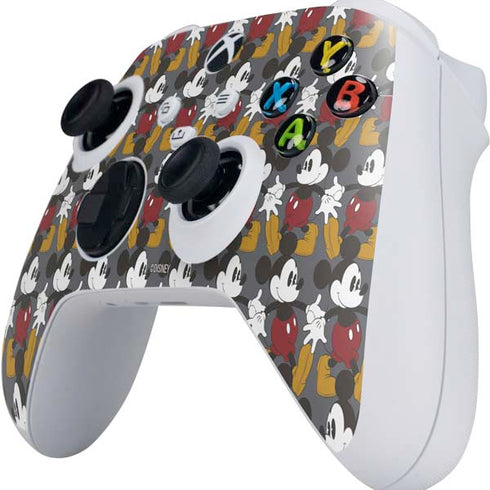 Disney Mickey Mouse Vintage Pattern Xbox Series S Controller Skin