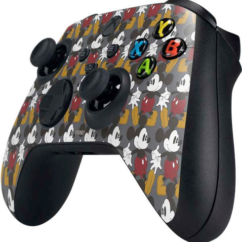 Disney Mickey Mouse Vintage Pattern Xbox Series X Controller Skin