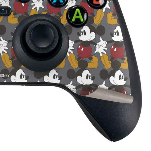 Disney Mickey Mouse Vintage Pattern Xbox Series X Controller Skin
