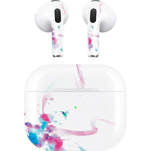 Violet Harmony (Hummingbird) Apple AirPods (3rd Gen 2021) Skin
