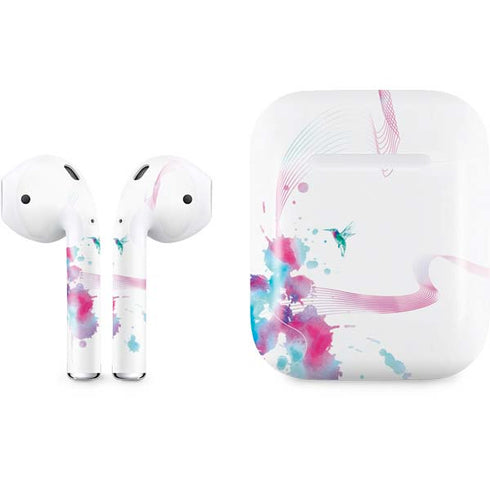 Violet Harmony (Hummingbird) Apple AirPods Skin