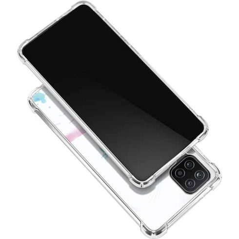 Violet Harmony (Hummingbird) Galaxy A12 Clear Case