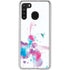 Violet Harmony (Hummingbird) Galaxy A21 Clear Case