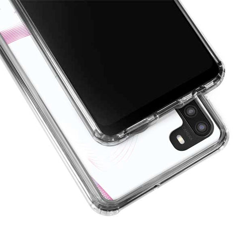 Violet Harmony (Hummingbird) Galaxy A21 Clear Case