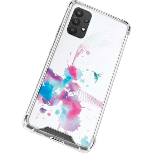 Violet Harmony (Hummingbird) Galaxy A32 5G Clear Case