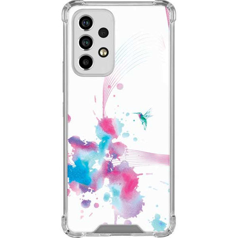 Violet Harmony (Hummingbird) Galaxy A53 5G Clear Case