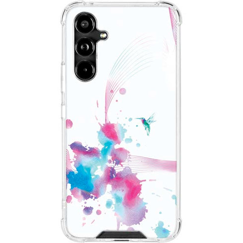 Violet Harmony (Hummingbird) Galaxy A54 5G Clear Case