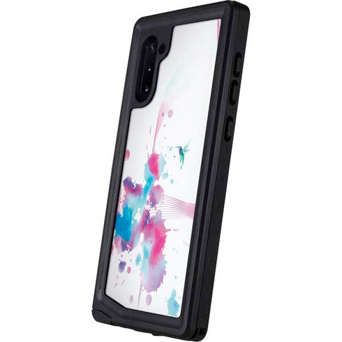Violet Harmony (Hummingbird) Galaxy Note 10 Waterproof Case