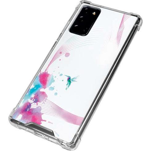Violet Harmony (Hummingbird) Galaxy Note20 5G Clear Case