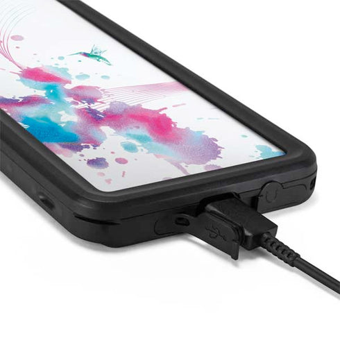 Violet Harmony (Hummingbird) Galaxy S20 Plus Waterproof Case