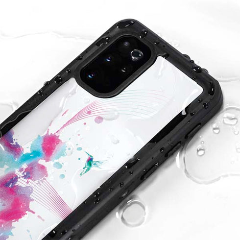 Violet Harmony (Hummingbird) Galaxy S20 Plus Waterproof Case