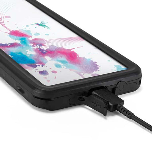 Violet Harmony (Hummingbird) Galaxy S20 Waterproof Case