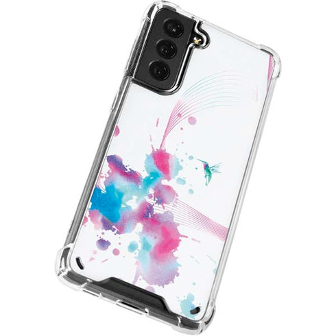 Violet Harmony (Hummingbird) Galaxy S21 5G Clear Case