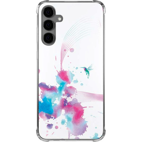 Violet Harmony (Hummingbird) Galaxy S24 Plus Clear Case