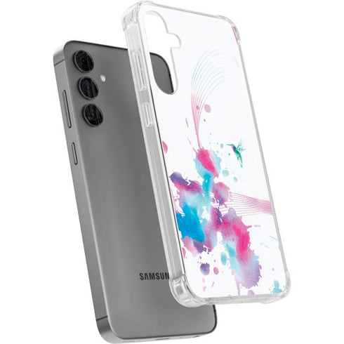 Violet Harmony (Hummingbird) Galaxy S24 Plus Clear Case