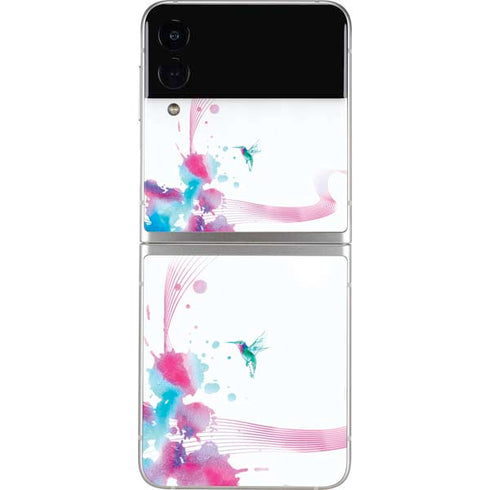 Violet Harmony (Hummingbird) Galaxy Z Flip3 5G Skin