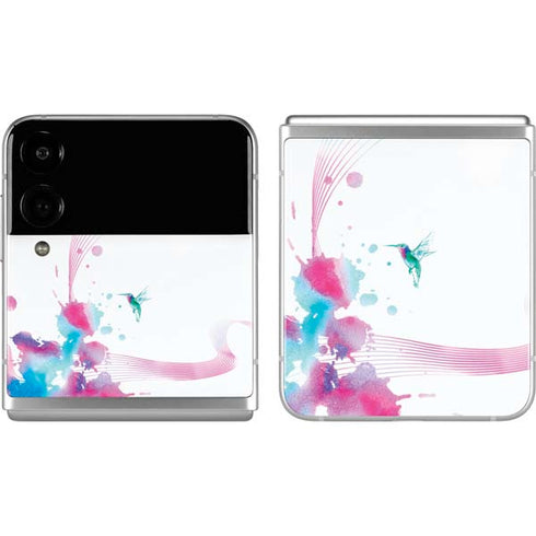Violet Harmony (Hummingbird) Galaxy Z Flip4 5G Skin