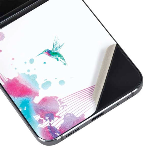 Violet Harmony (Hummingbird) Galaxy Z Flip5 5G Skin