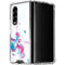 Violet Harmony (Hummingbird) Galaxy Z Fold4 5G Clear Case