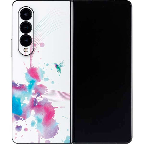 Violet Harmony (Hummingbird) Galaxy Z Fold4 5G Skin