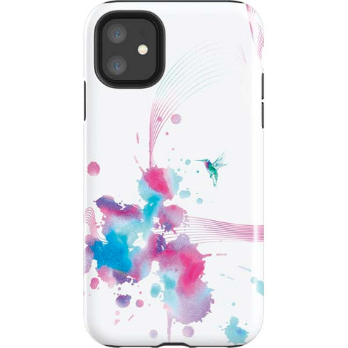 Violet Harmony (Hummingbird) iPhone 11 Impact Case
