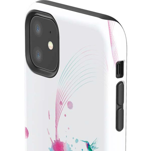 Violet Harmony (Hummingbird) iPhone 11 Impact Case