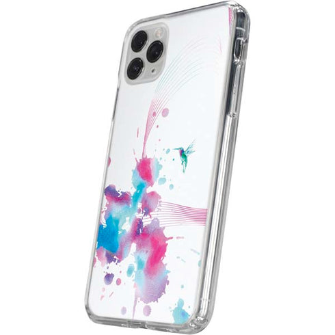 Violet Harmony (Hummingbird) iPhone 11 Pro Clear Case