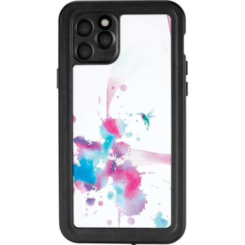 Violet Harmony (Hummingbird) iPhone 11 Pro Waterproof Case