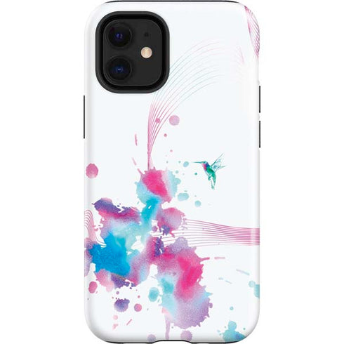 Violet Harmony (Hummingbird) iPhone 12 Mini Impact Case