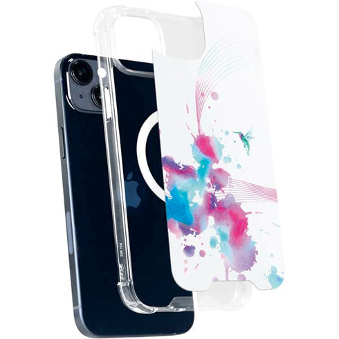 Violet Harmony (Hummingbird) iPhone 15 Plus MagSafe Case