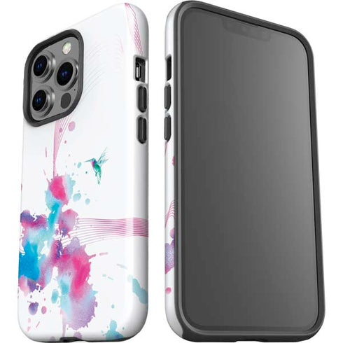Violet Harmony (Hummingbird) iPhone 14 Pro Impact Case