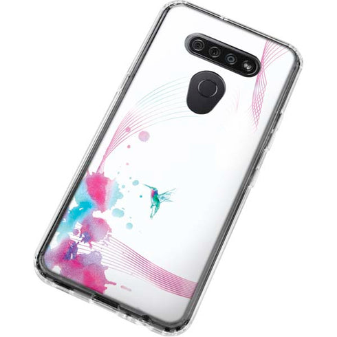Violet Harmony (Hummingbird) LG K51/Q51 Clear Case