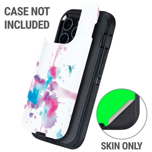 Violet Harmony (Hummingbird) Otterbox Defender iPhone Skin