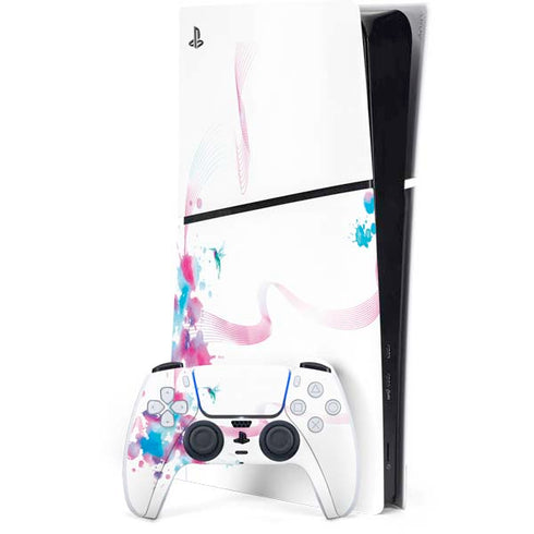 Violet Harmony (Hummingbird) PS5 Slim Digital Edition Bundle Skin