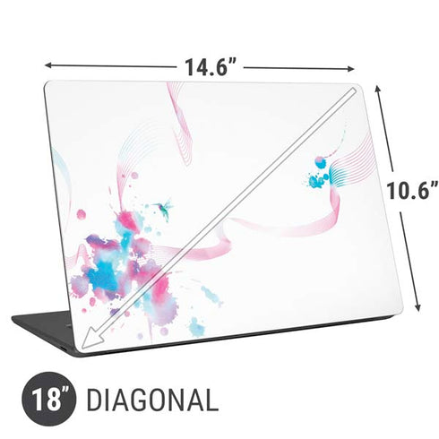Violet Harmony (Hummingbird) Universal Laptop 18in (14.6 x 10.6in) Skin