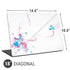 Violet Harmony (Hummingbird) Universal Laptop 18in (14.6 x 10.6in) Skin