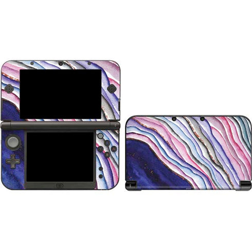 Violet Watercolor Geode 3DS XL 2015 Skin