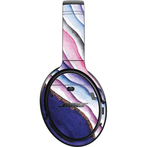 Violet Watercolor Geode Bose QuietComfort 35 Headphones Skin