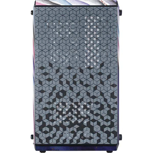 Violet Watercolor Geode Cooler Master MasterBox Q300L Mini Tower Skin
