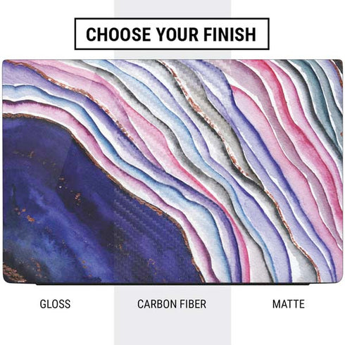 Violet Watercolor Geode Dell Vostro Skin